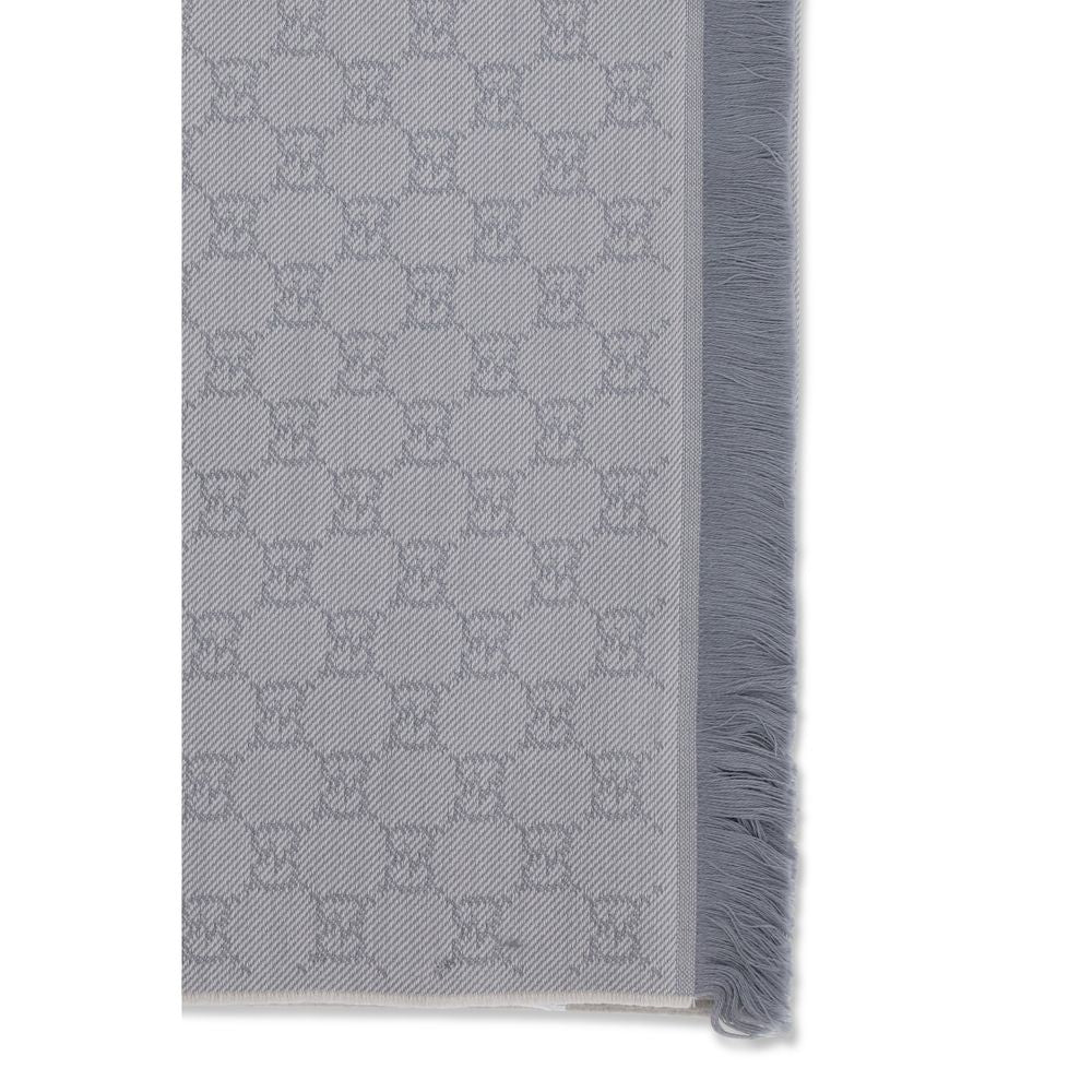 Bufanda Gucci De Lana Gris Modelo Oves Aries