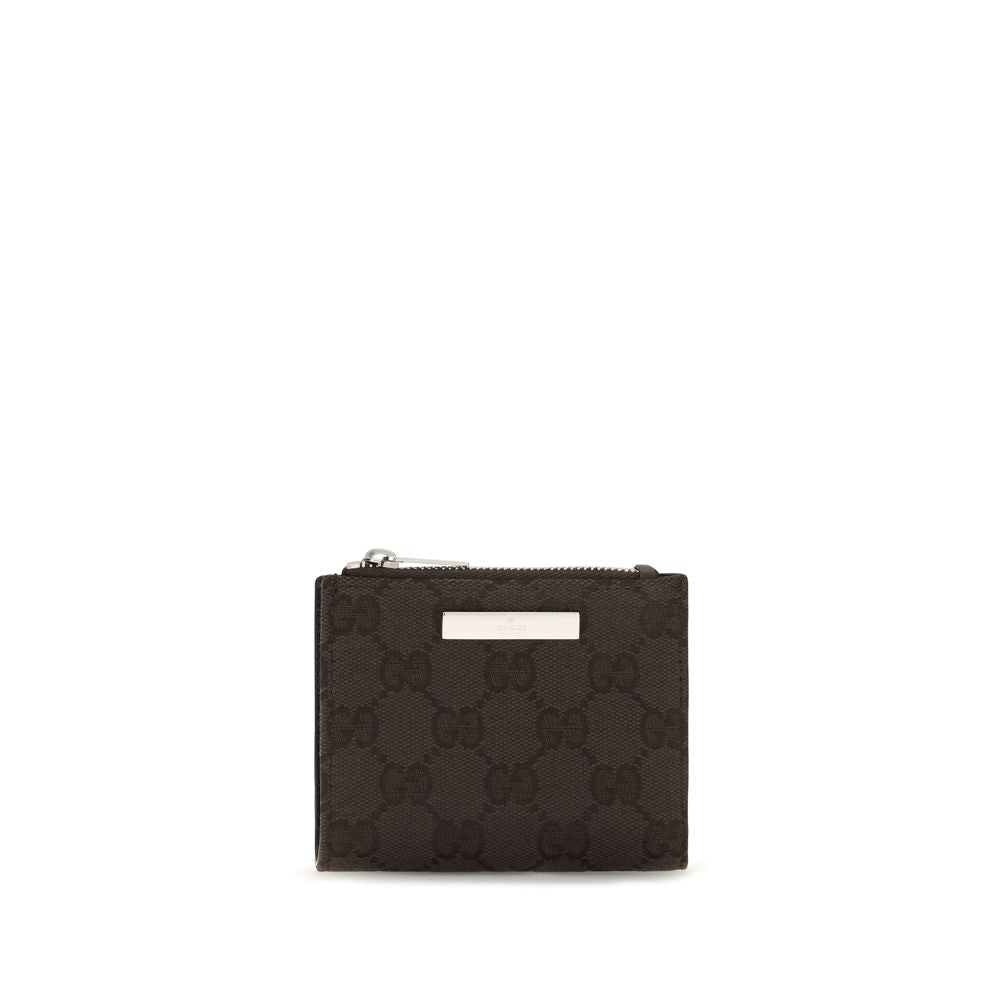 Portefeuille Gucci en polyester noir