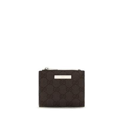 Portefeuille Gucci en polyester noir