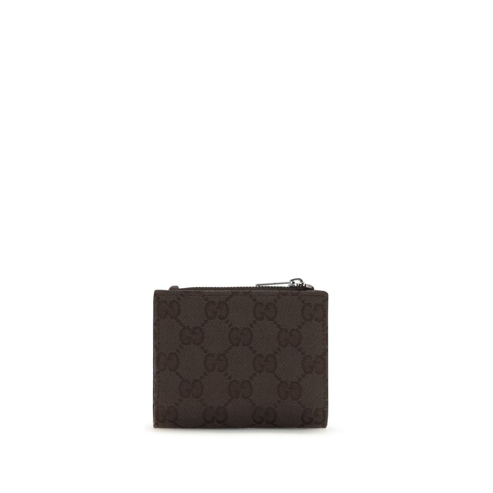 Portefeuille Gucci en polyester noir