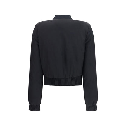 Bomber Alexander McQueen negro de poliéster