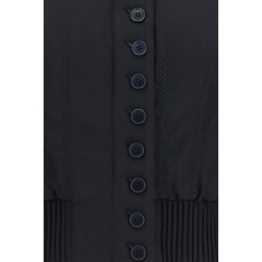 Bomber Alexander McQueen negro de poliéster