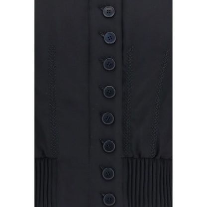 Bomber Alexander McQueen negro de poliéster