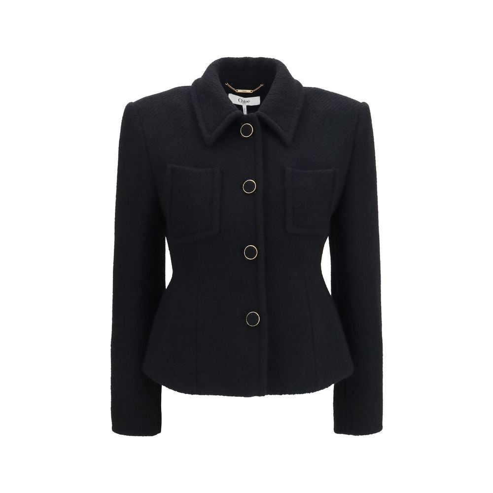 Chloé Blazer Oves Aries de Lana Negra