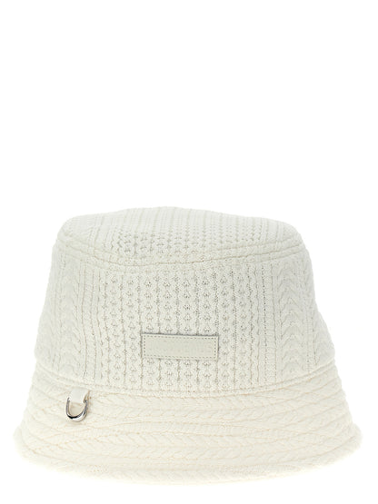 Sombrero Coco Jacquemus Blanco De Viscosa Modelo Le Bob Belo