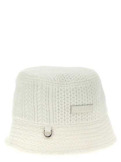 Sombrero Coco Jacquemus Blanco De Viscosa Modelo Le Bob Belo