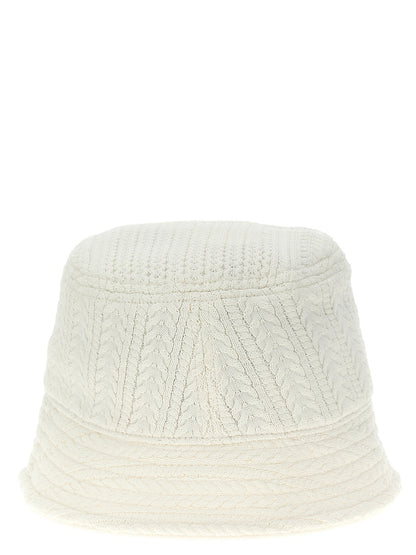 Sombrero Coco Jacquemus Blanco De Viscosa Modelo Le Bob Belo