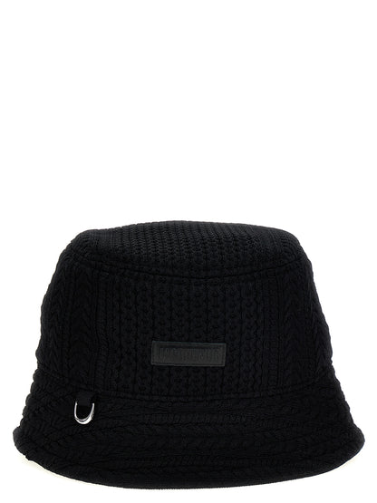 Sombrero Bucket Jacquemus En Tejido De Viscosa Negro