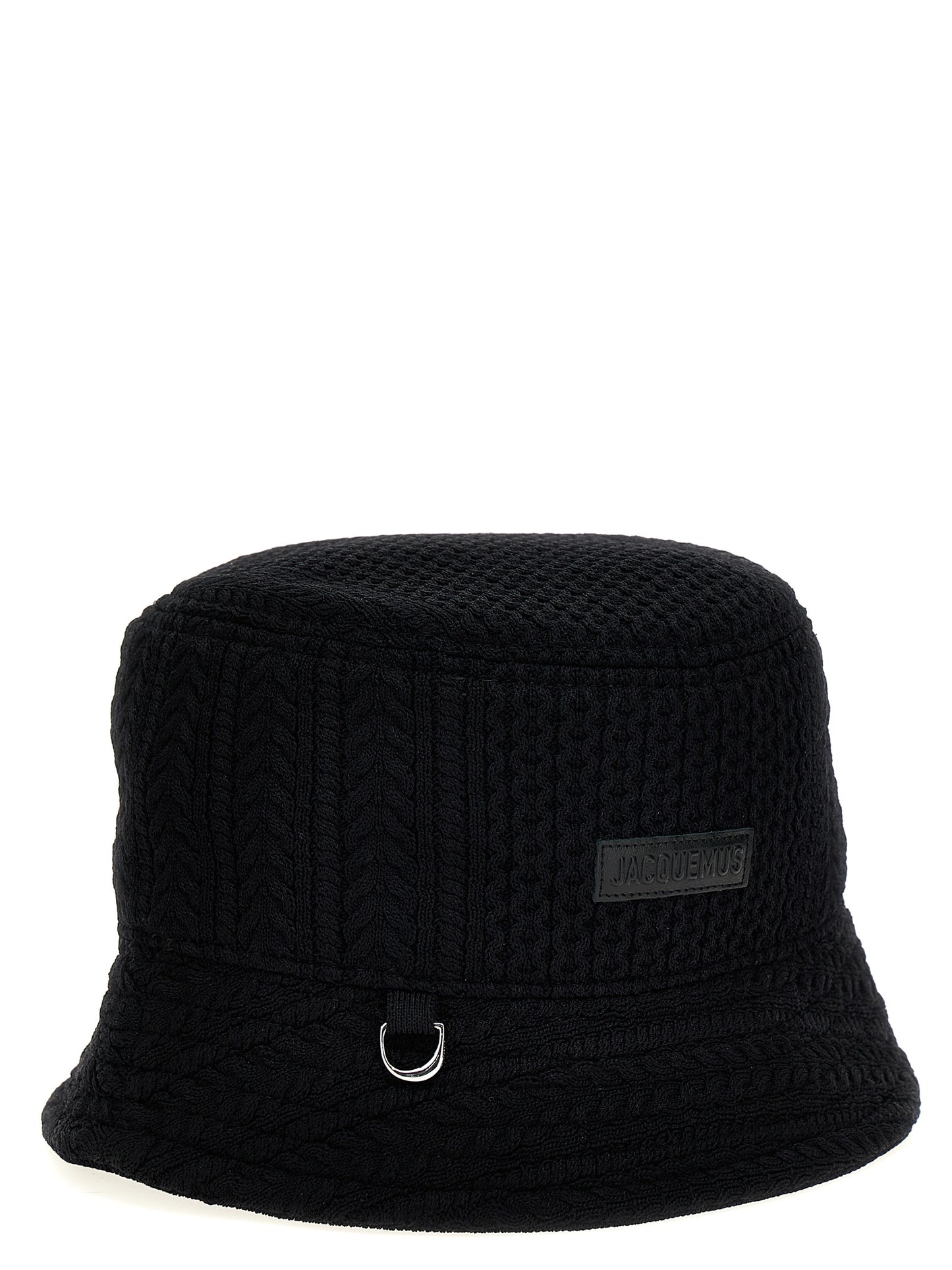 Sombrero Bucket Jacquemus En Tejido De Viscosa Negro