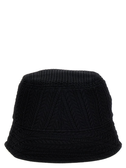 Sombrero Bucket Jacquemus En Tejido De Viscosa Negro
