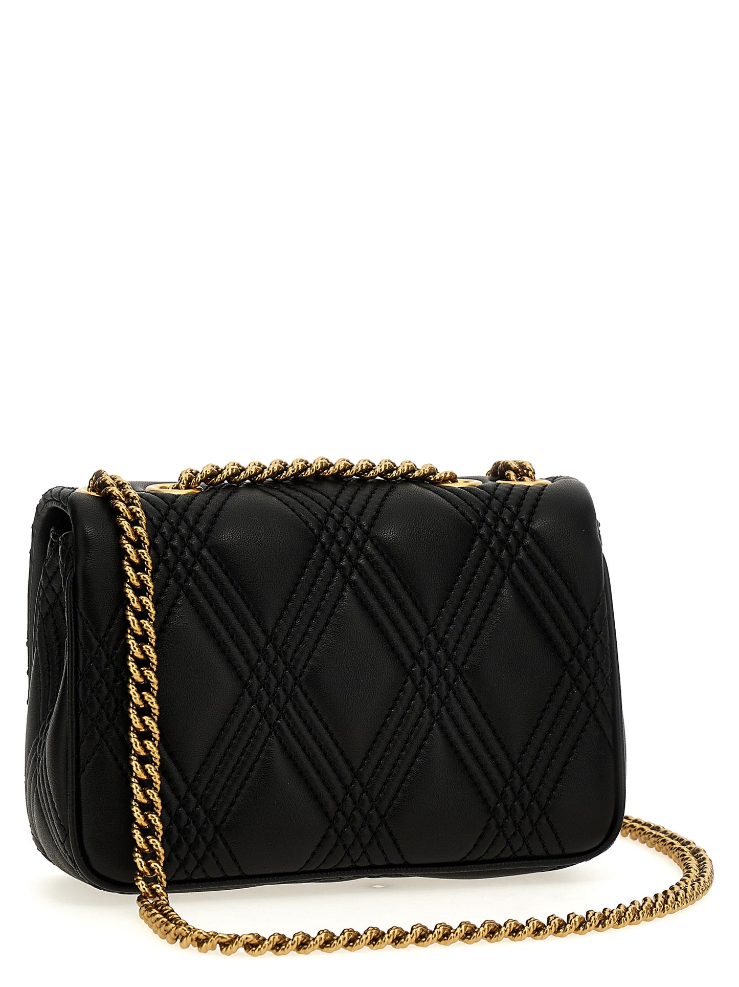 Bolso de hombro Valentino Garavani negro de piel de cordero