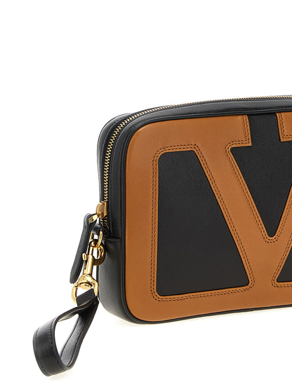 Valentino Garavani Sac Pochette Multicolore En Cuir D'agneau