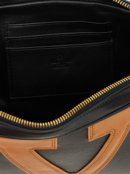 Valentino Garavani Sac Pochette Multicolore En Cuir D'agneau