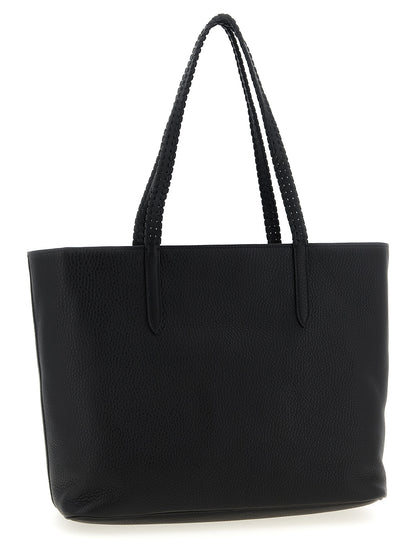 Bolso tote Valentino Garavani de piel de becerro negra