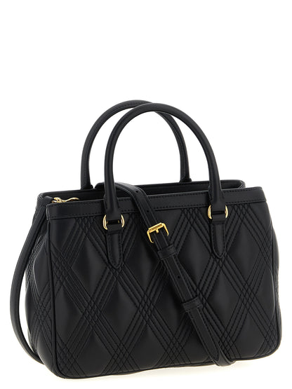 Bolso de mano Valentino Garavani de cuero de cordero negro
