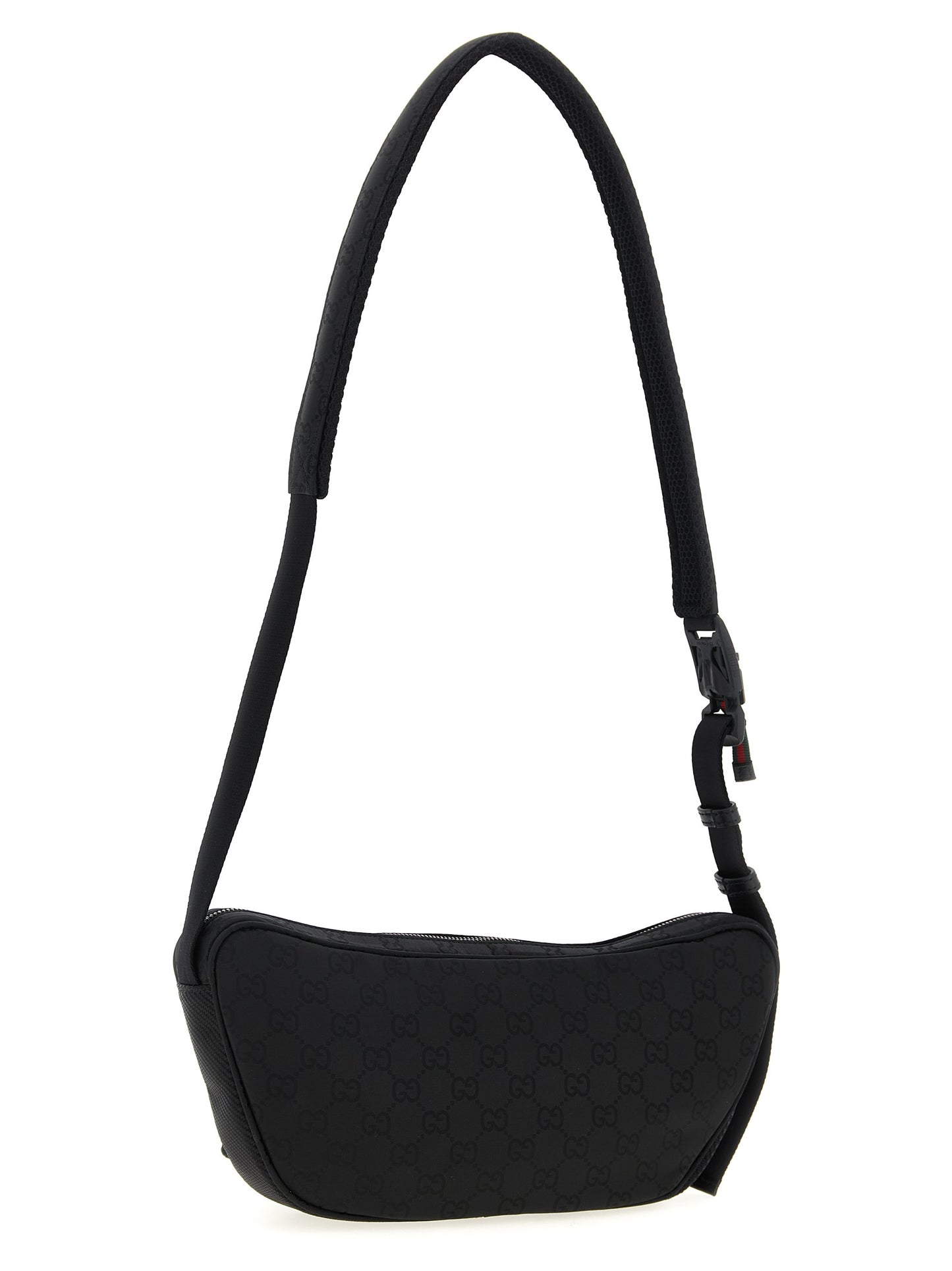 Bolso bandolera Gucci de poliéster negro