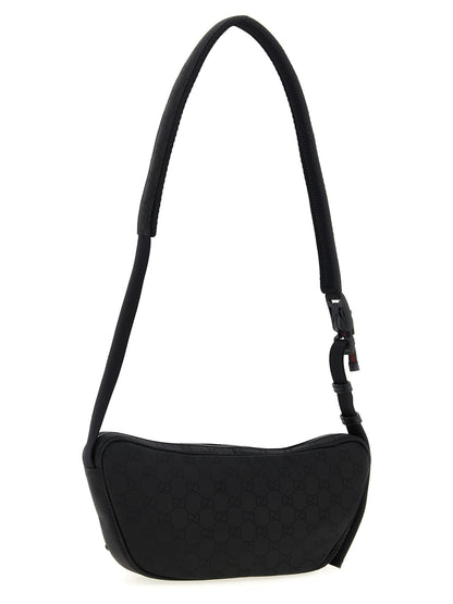Bolso bandolera Gucci de poliéster negro