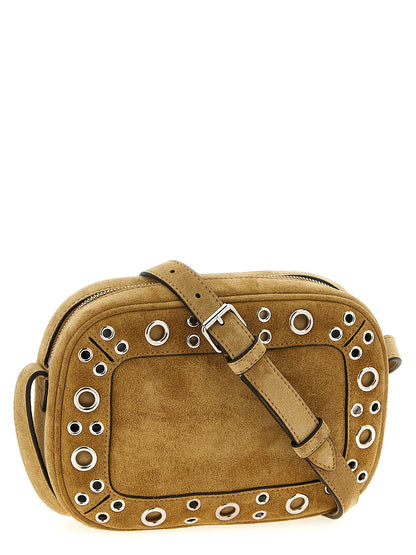 Valentino Garavani Beige Cowhide Shoulder Bag