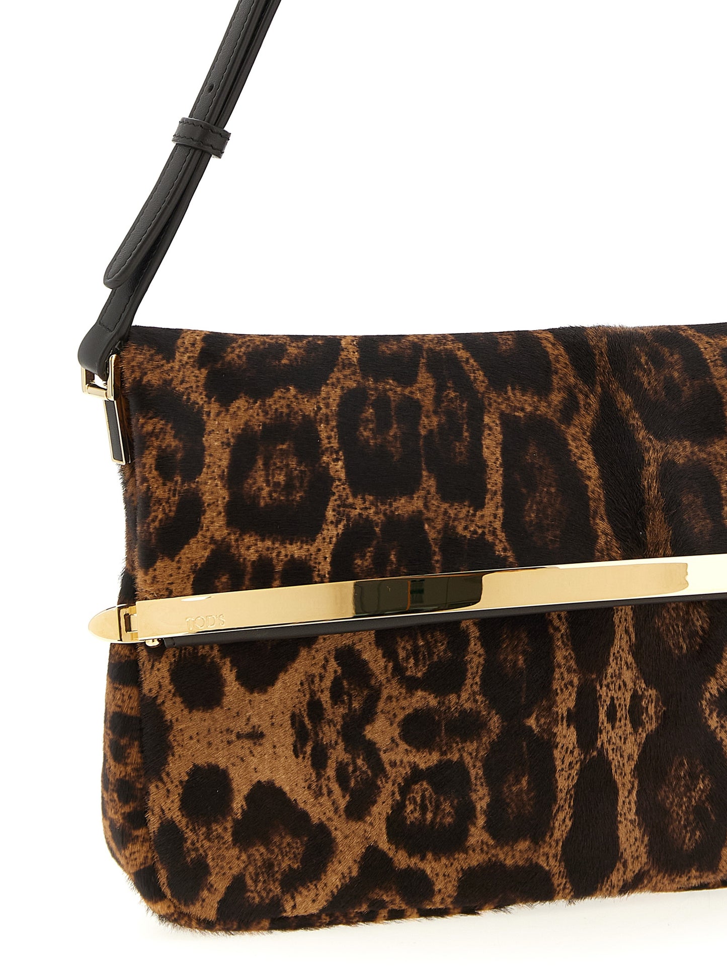 Sac Porté Épaule Marron En Cuir De Veau Tod's