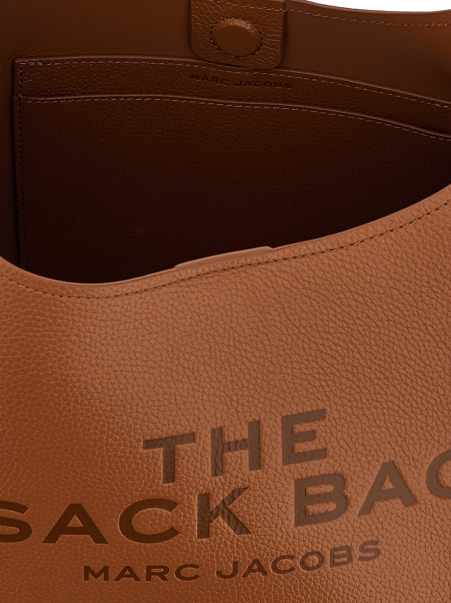 Bolso de hombro Marc Jacobs de piel de vacuno marrón