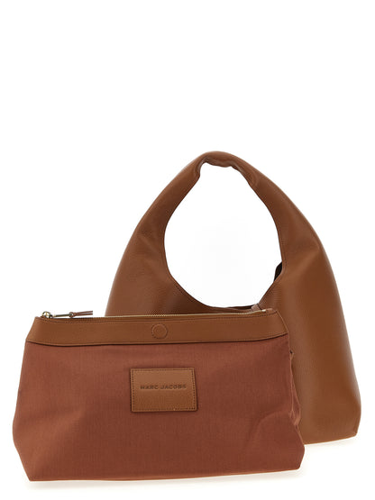Bolso de hombro Marc Jacobs de piel de vacuno marrón