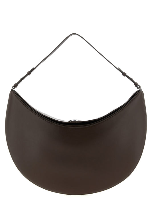 Bolso De Hombro De Piel Marrón Jacquemus Modelo Le Sac Ovalo