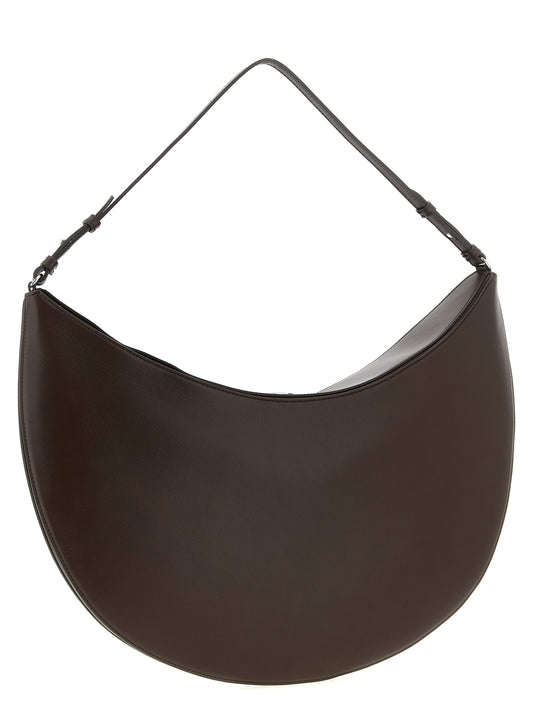 Bolso De Hombro De Piel Marrón Jacquemus Modelo Le Sac Ovalo