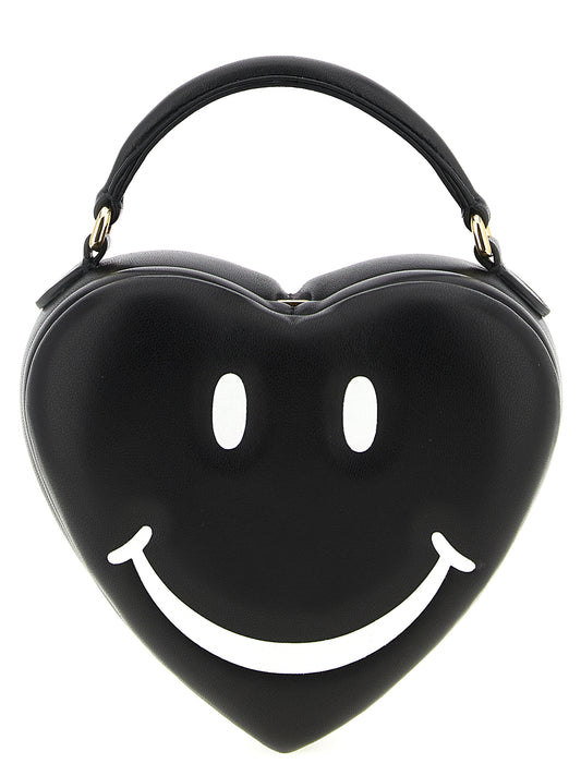 Sac à main Moschino noir en polyester