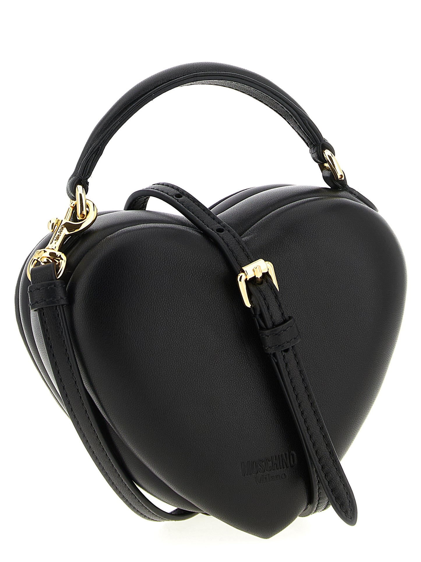 Bolso de mano Moschino de poliéster negro