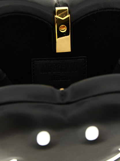 Bolso de mano Moschino de poliéster negro