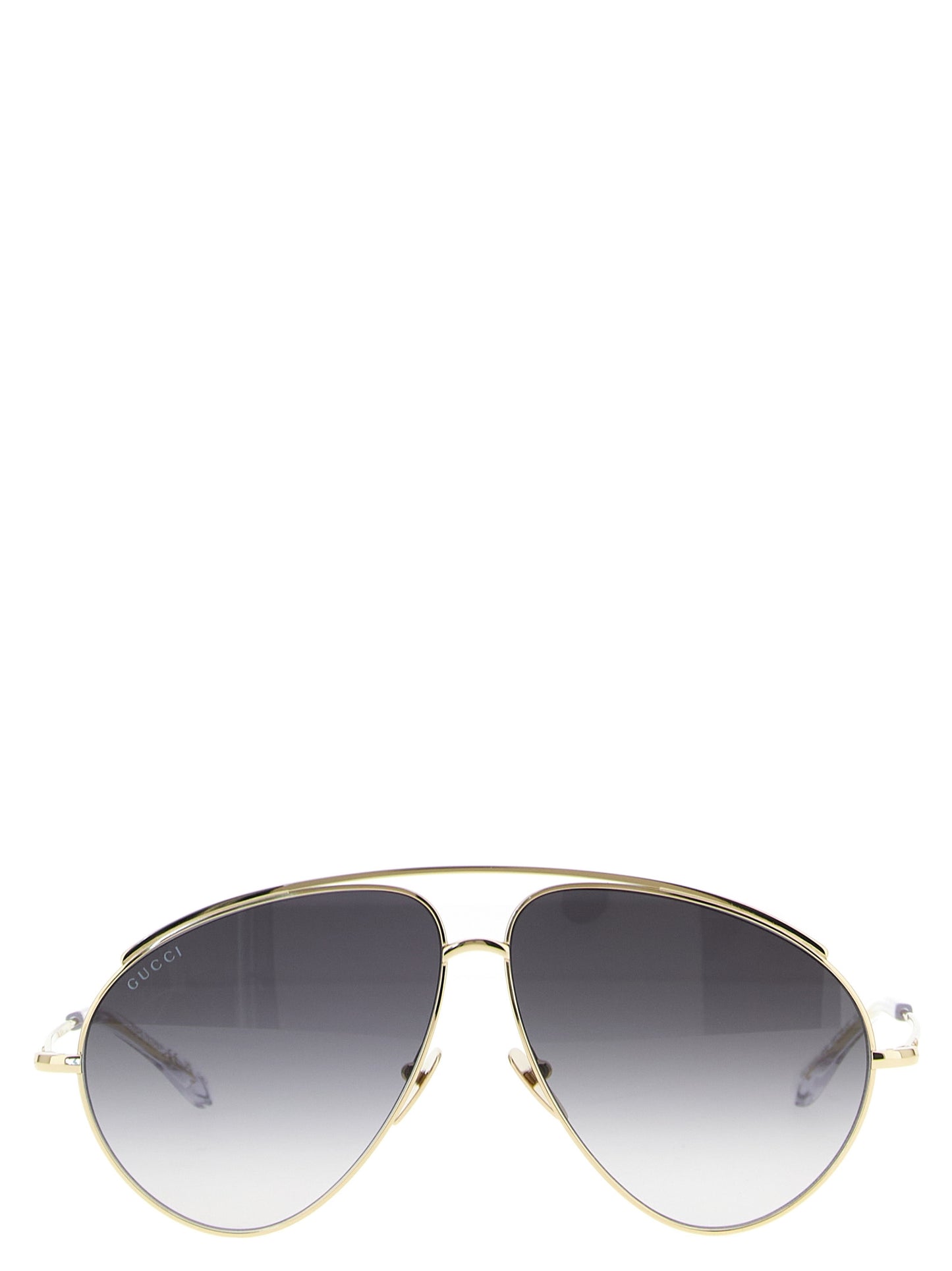 Gafas de sol Gucci de metal dorado
