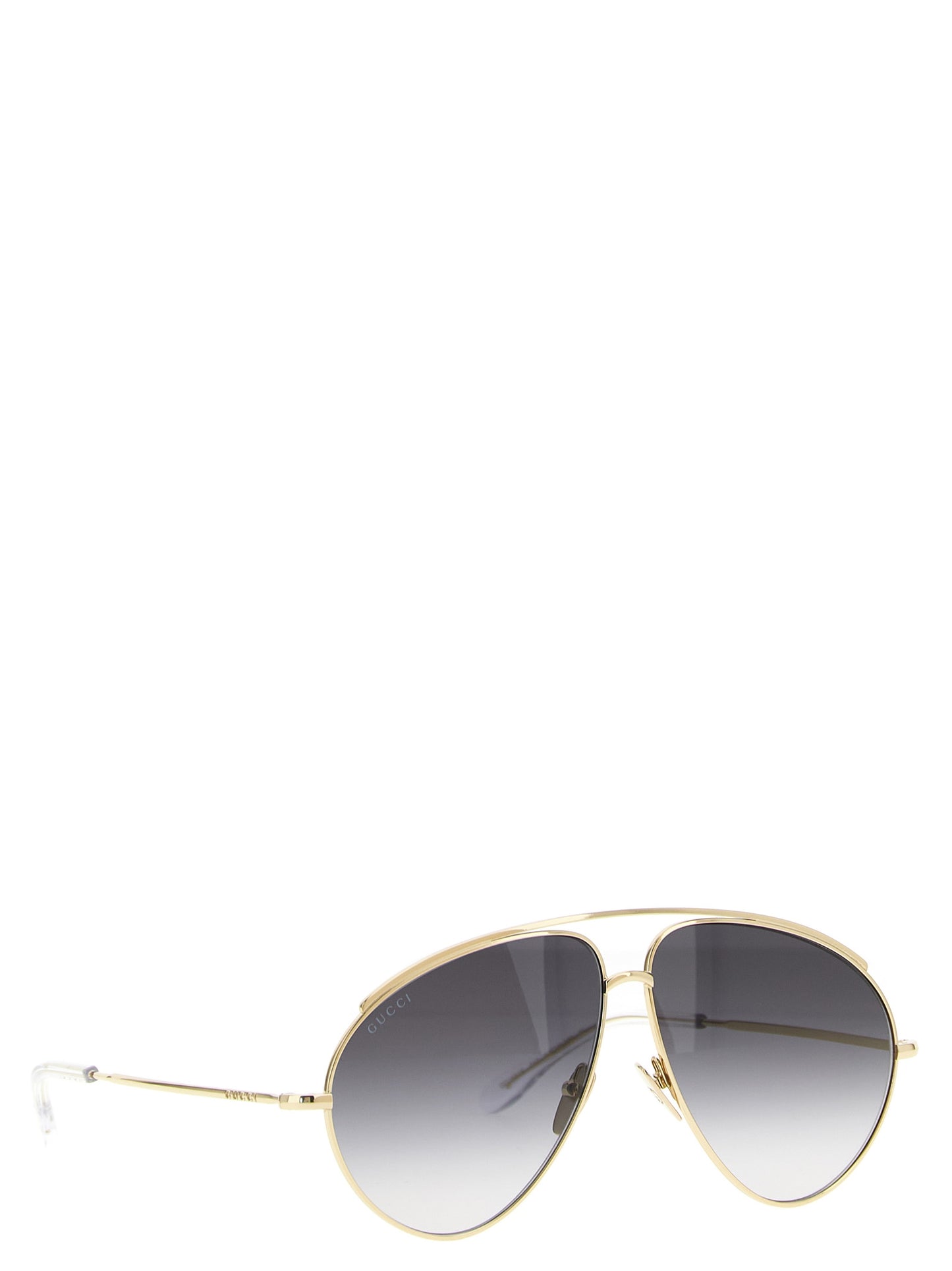 Gafas de sol Gucci de metal dorado