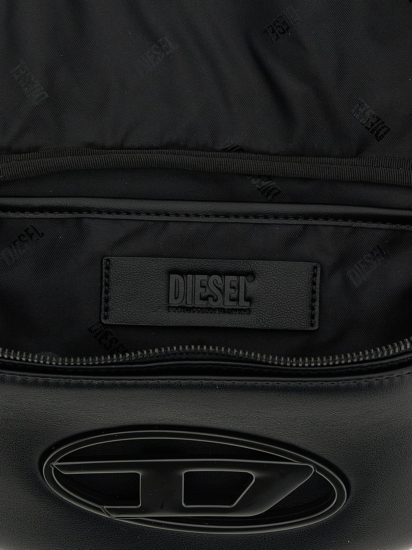 Bandolera Diesel de polietileno negro