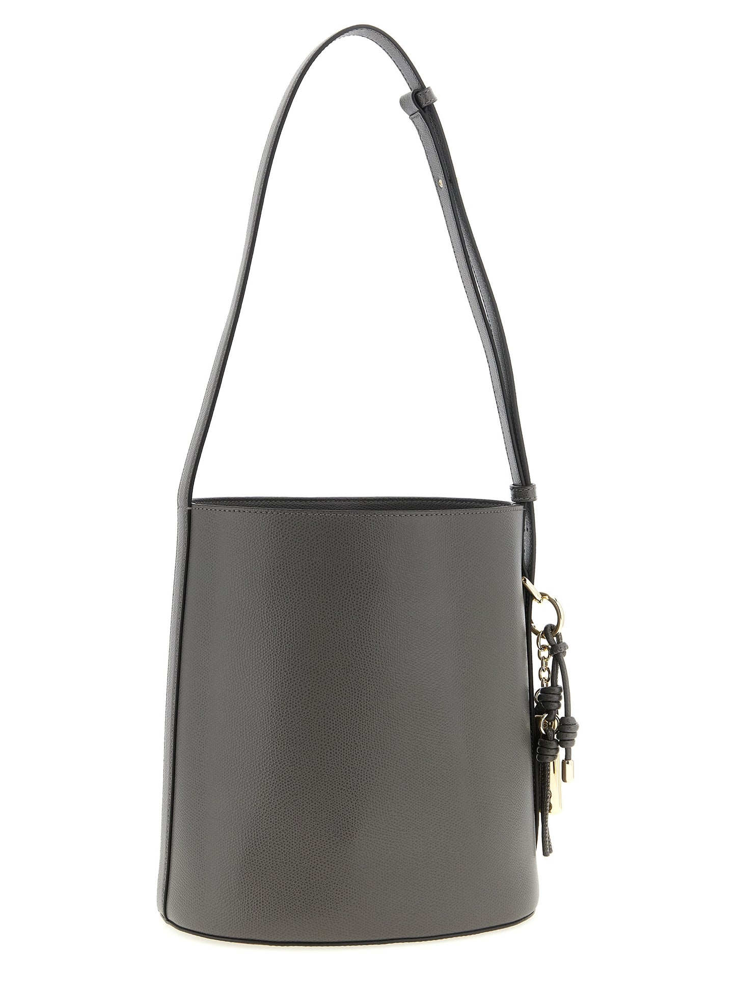 Bolso de hombro Furla de piel de becerro gris