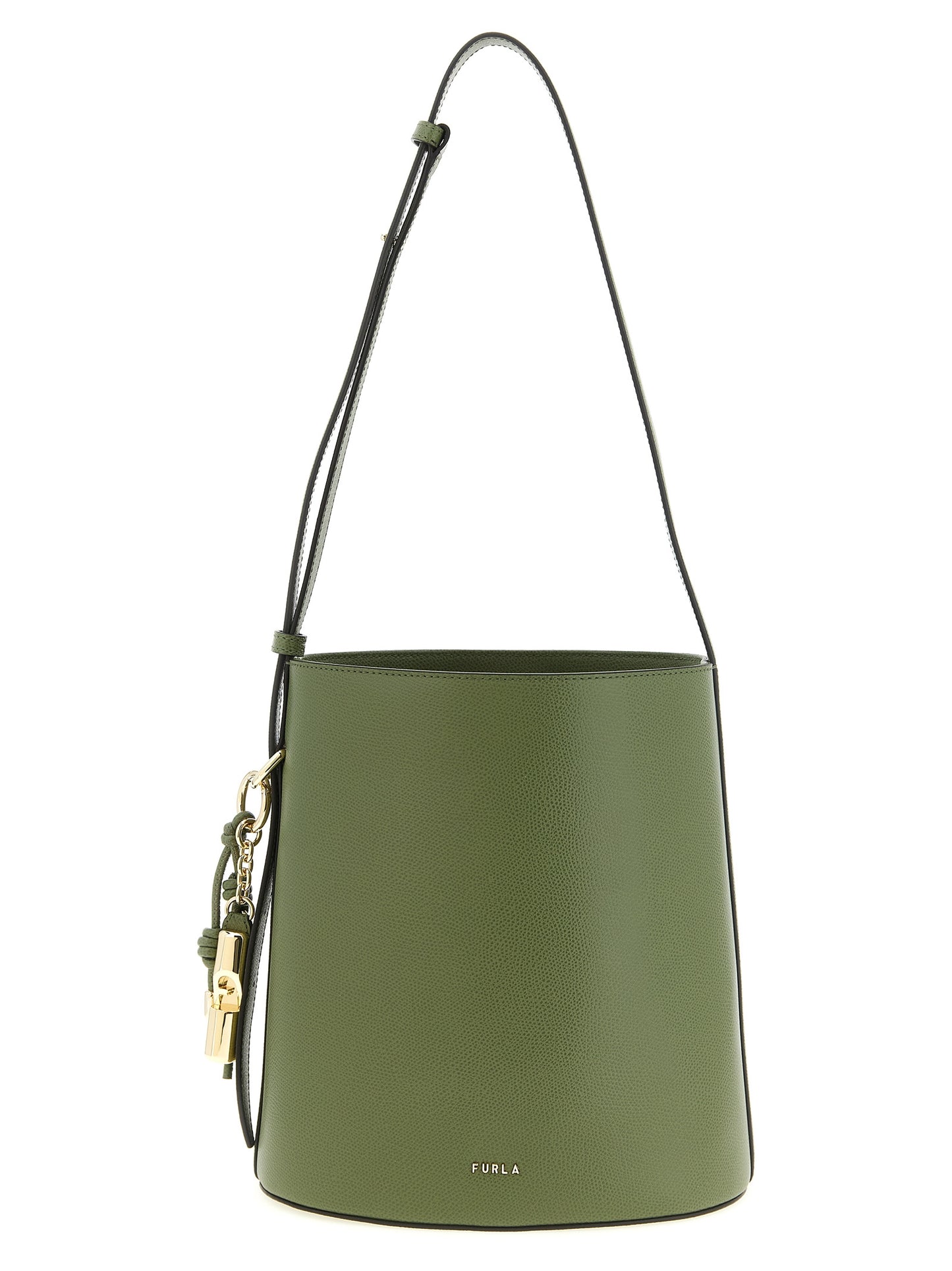 Bolso de hombro Furla bicolor de piel de becerro
