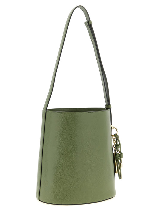 Bolso de hombro Furla bicolor de piel de becerro