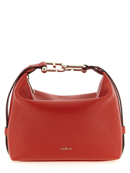 Bolso de hombro Furla de piel de becerro multicolor