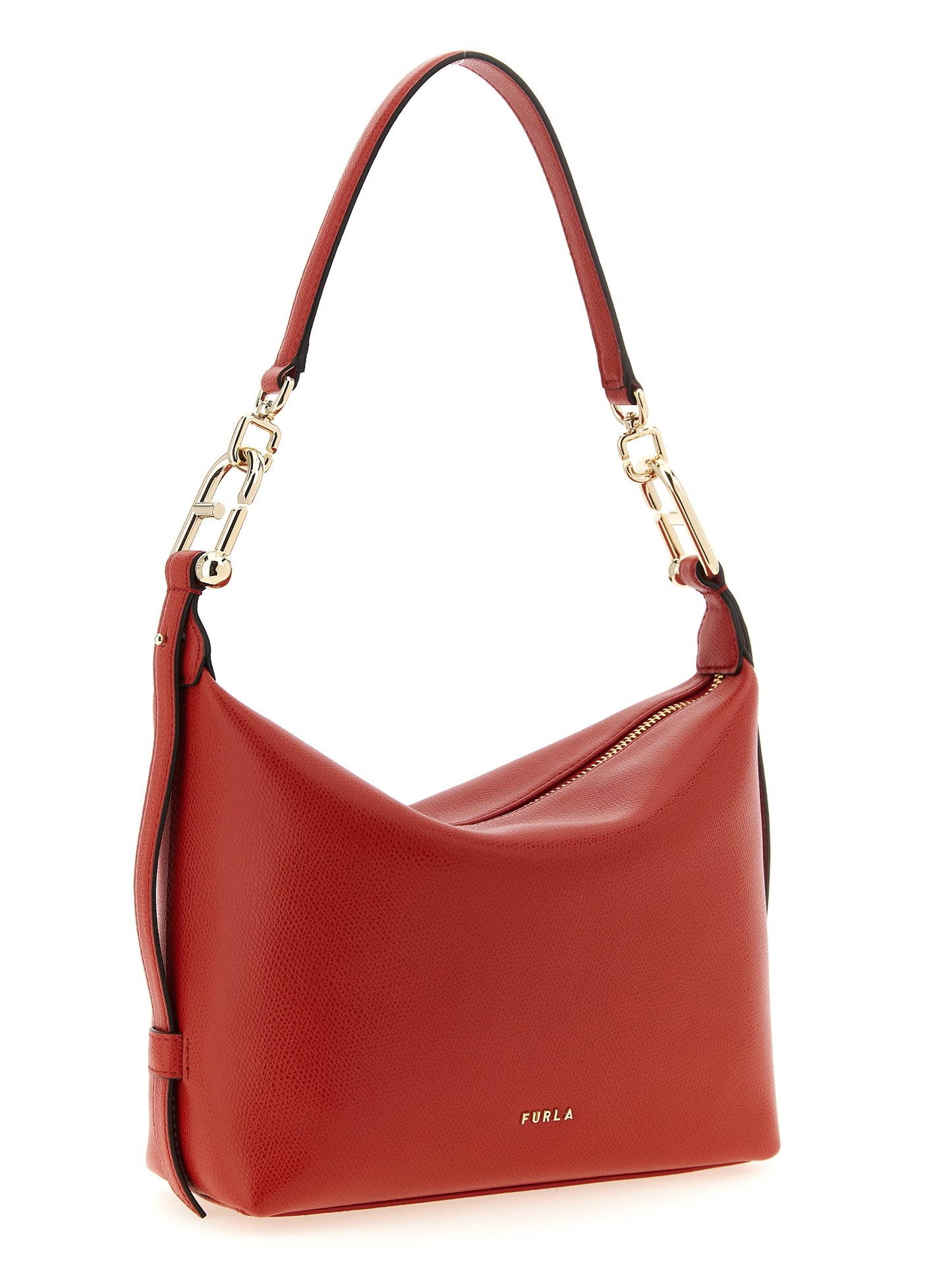 Bolso de hombro Furla de piel de becerro multicolor