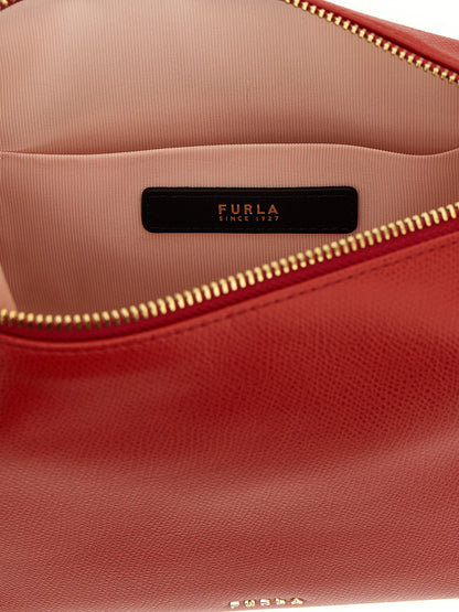 Bolso de hombro Furla de piel de becerro multicolor