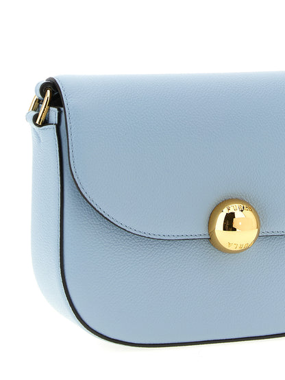 Sac bandoulière Furla en cuir de veau bleu