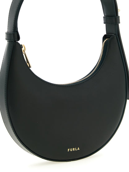 Bolso de hombro Furla bicolor de piel de becerro