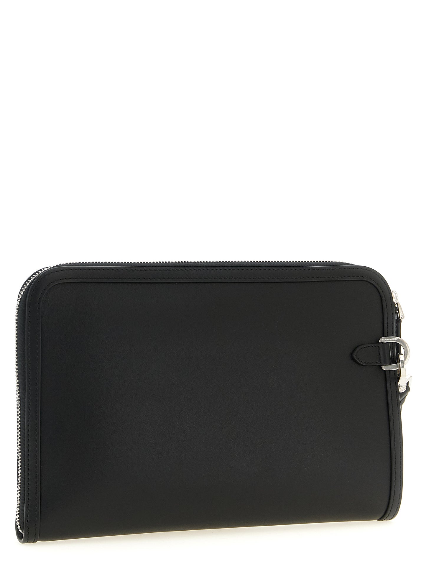 Pochette bicolore en cuir de veau Dolce & Gabbana