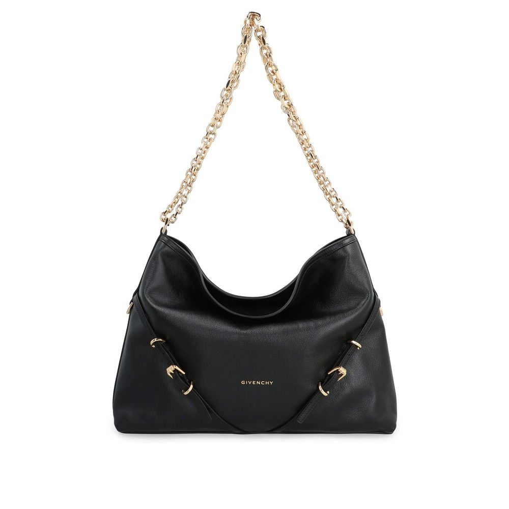 Sac porté épaule Givenchy en cuir de veau noir
