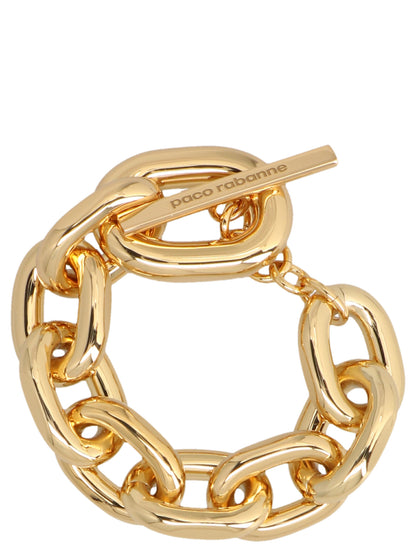 Pulsera Paco Rabanne de latón dorado