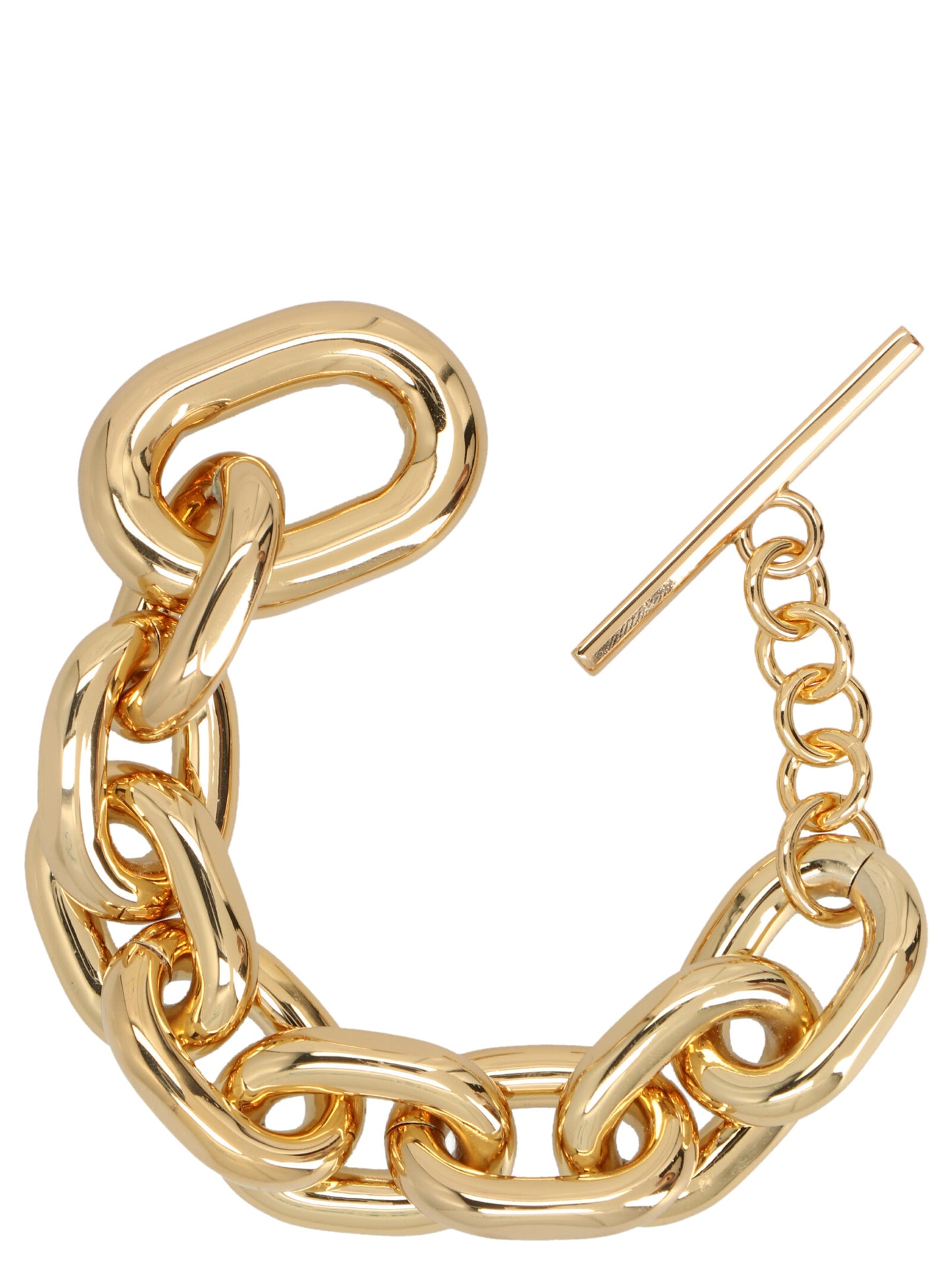 Pulsera Paco Rabanne de latón dorado