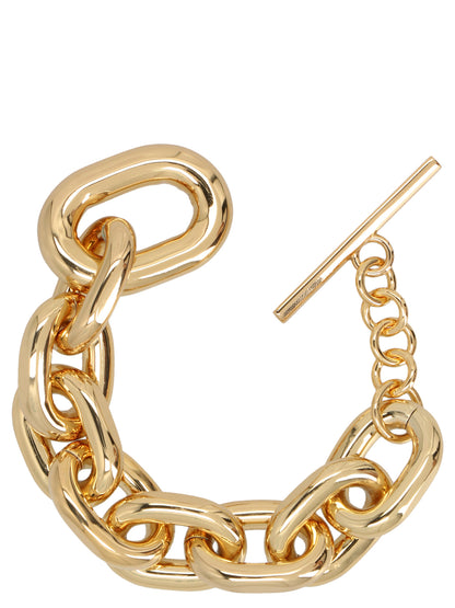 Pulsera Paco Rabanne de latón dorado