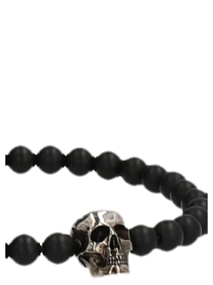 Pulsera de latón negra Alexander McQueen