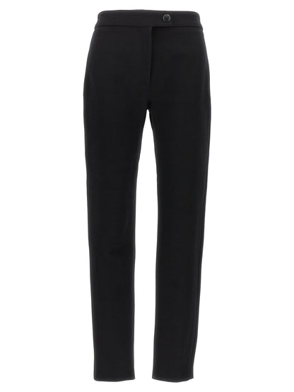 Pantalones Slim Negros De Elastano Ferragamo