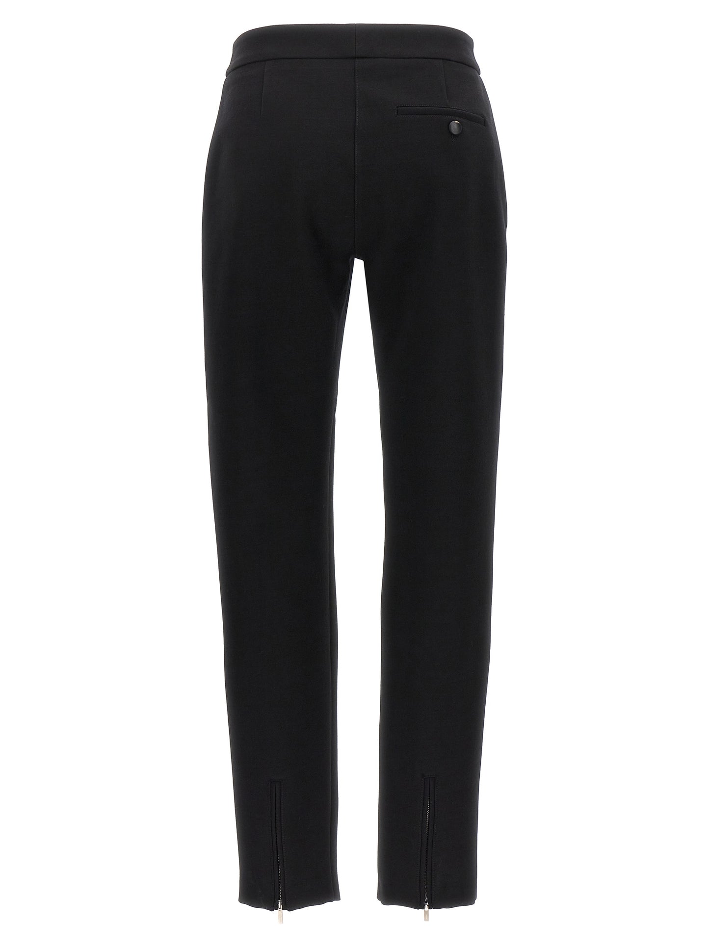 Pantalones Slim Negros De Elastano Ferragamo