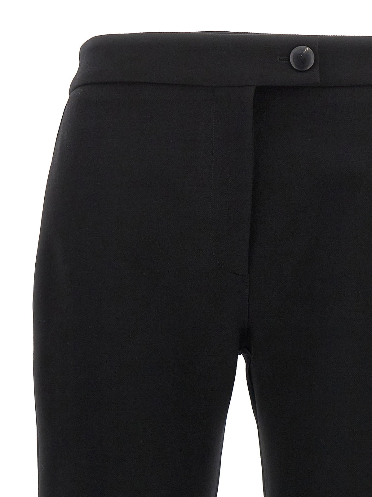 Pantalones Slim Negros De Elastano Ferragamo